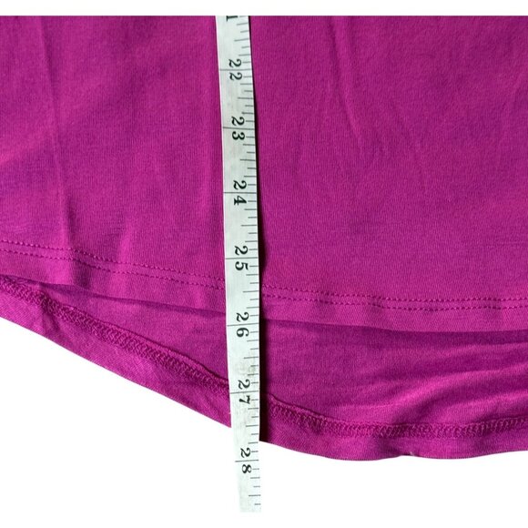 Womens Short Sleeve T-shirt By Mono B Size Large Bright Pink NWT - Picture 12 of 12